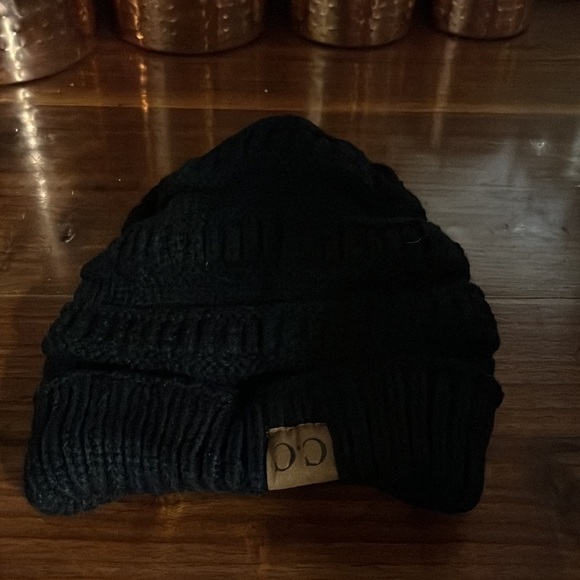 C C branded slouchy hat!! Beanie. New with Pom Pom - Picture 7 of 7